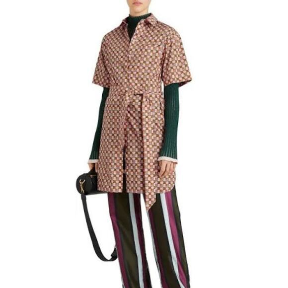 NWOT Burberry Addy Check Cotton Shirt Dress 👗 - Size 4 - Picture 9 of 10